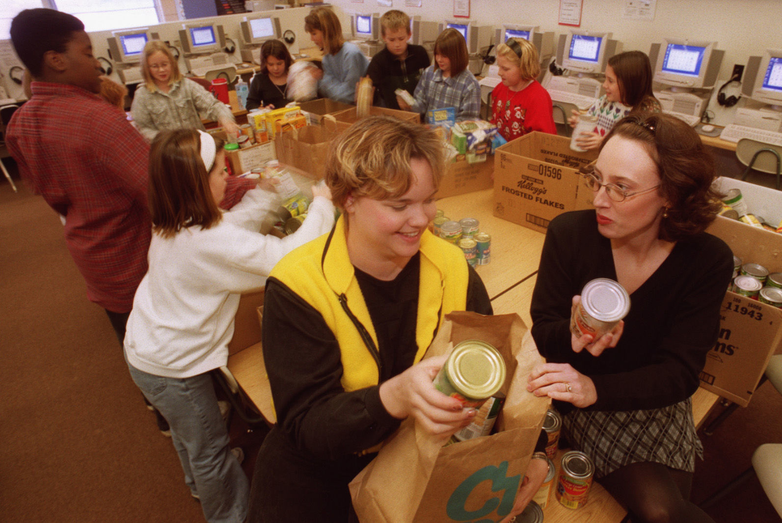 School surrenders to spirit of giving